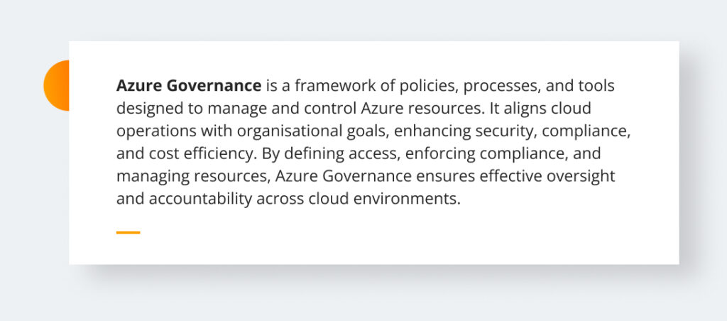 Azure Governance - what is it