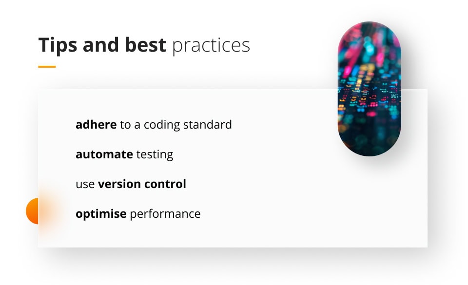 Tips and best practices for sustaining high code quality