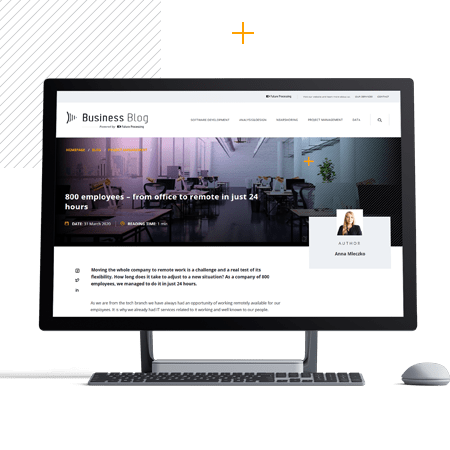 800 employees from office to remote in just 24 hours